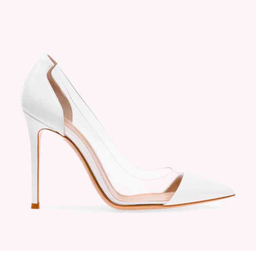 Gianvito Rossi Pump Clear White 38